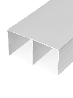 Верхний профиль-направляющая, 2 трека,для системы Slim, белый, 5,8м.